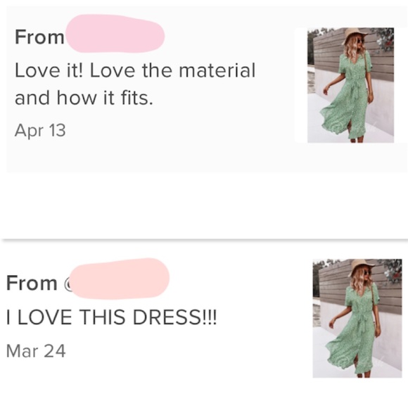 Green Floral Print Midi Dress Button Front V-Neck - Picture 14 of 16